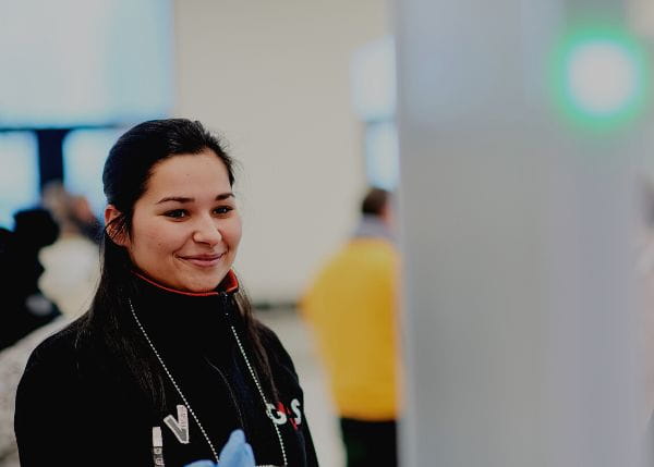 G4S employee smiling