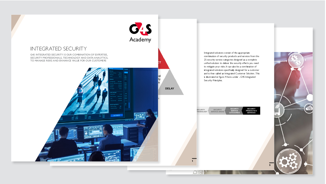 Integrated security guide cover