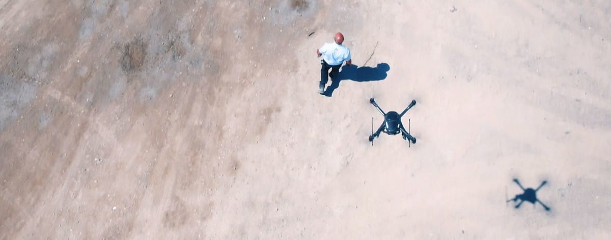 Drone and security guard