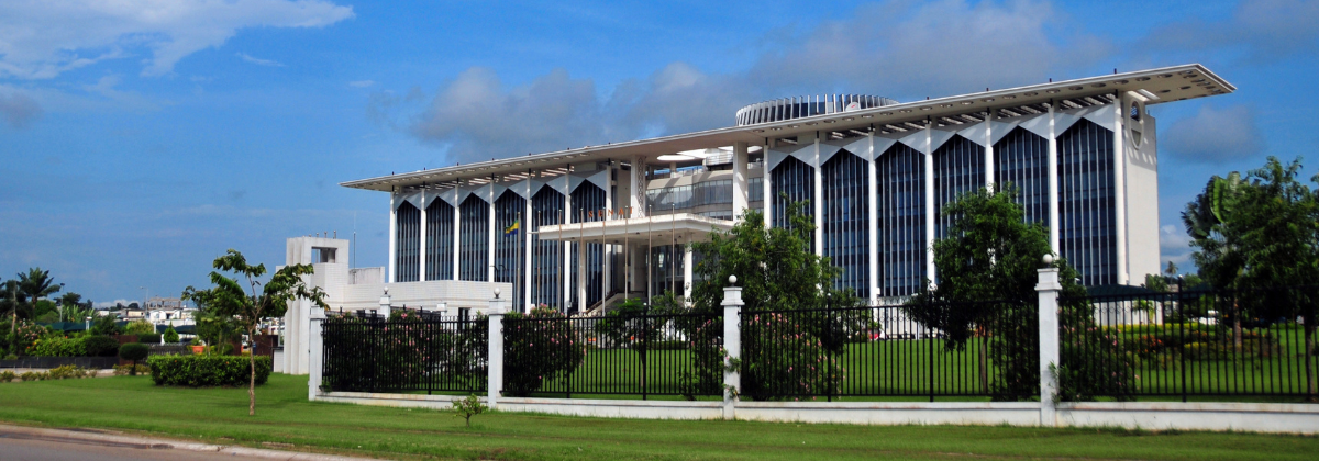 The Senate - diplomatic quarter in Gabon