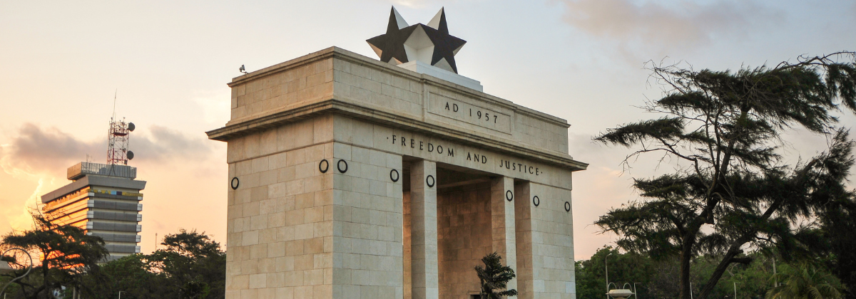 The Independence Square of Accra, Ghana