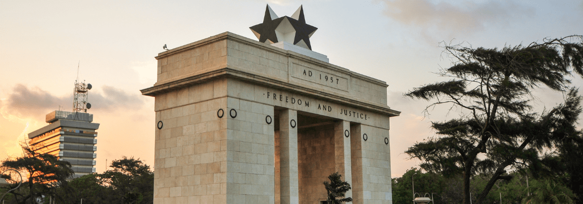 The Independence Square of Accra, Ghana