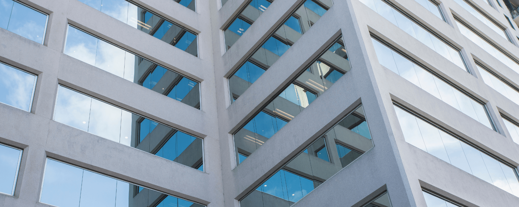 Office building windows