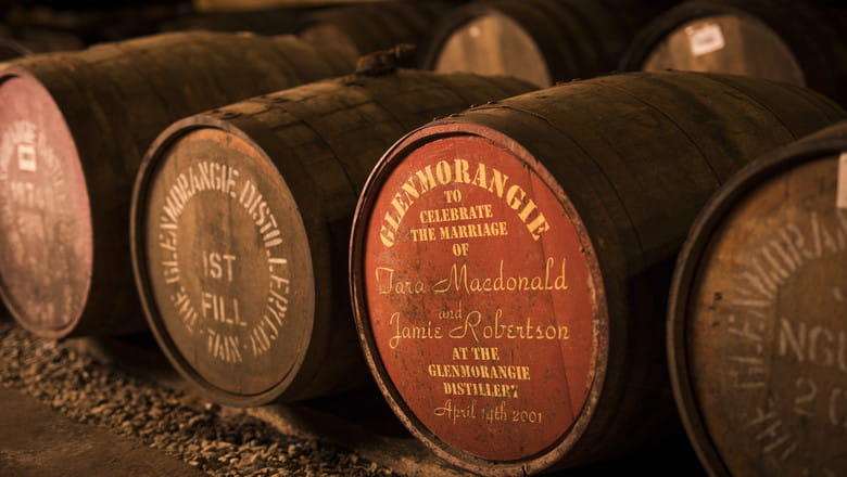 Glenmorangie Whisky barrels 