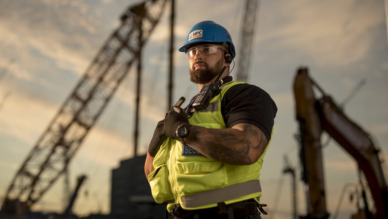 Enhanced Security Officer on site at Hinkley Point C