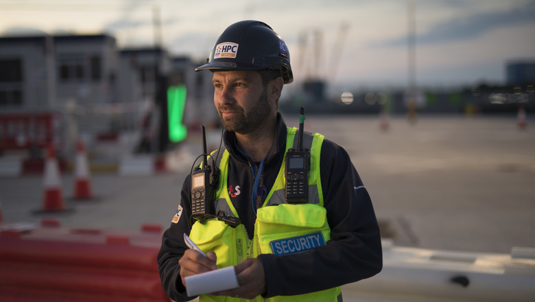 Enhanced Security Officer on site at Hinkley Point C