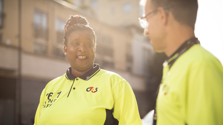 G4S events staff in uniform