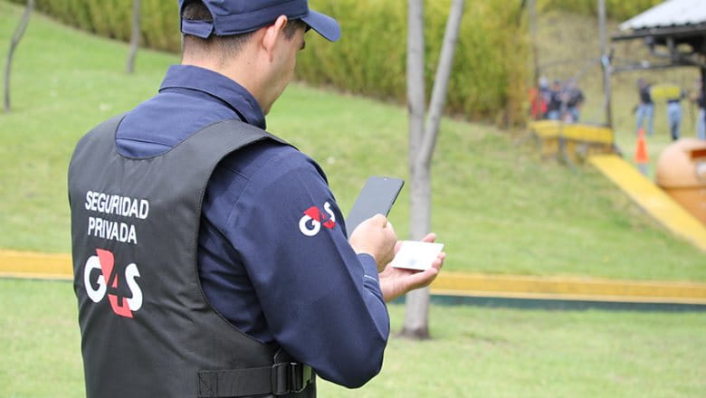 Security officer in Ecuador
