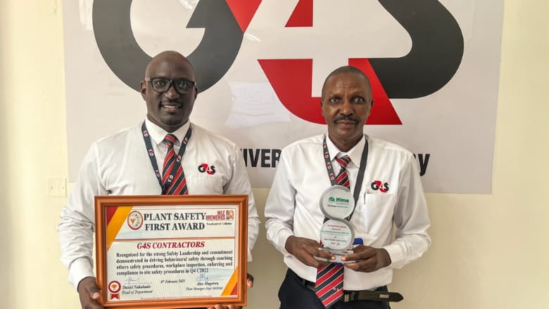 Celebrating G4S Uganda's exceptional health and safety achievements