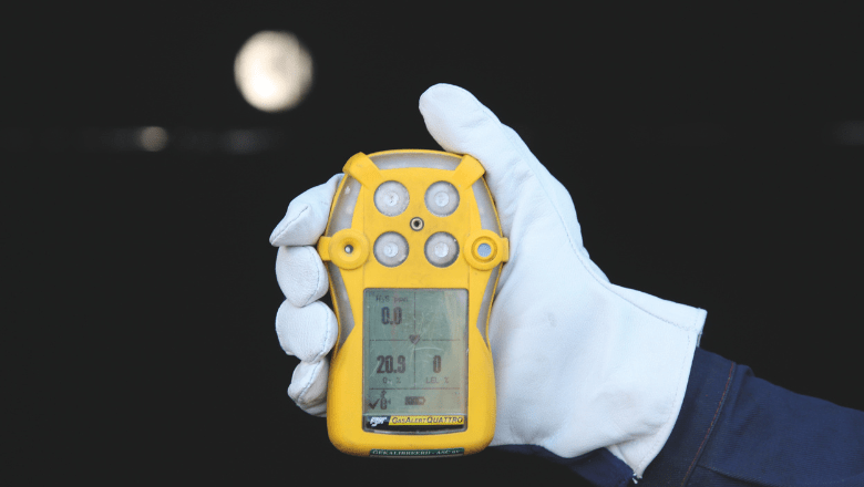 gas detection reader