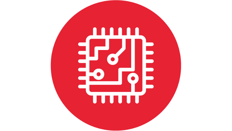 Technology-Driven Efficiency Icon