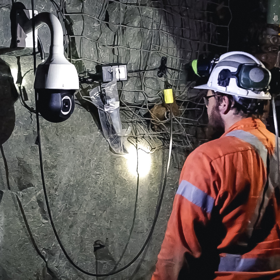 Technology in a mine