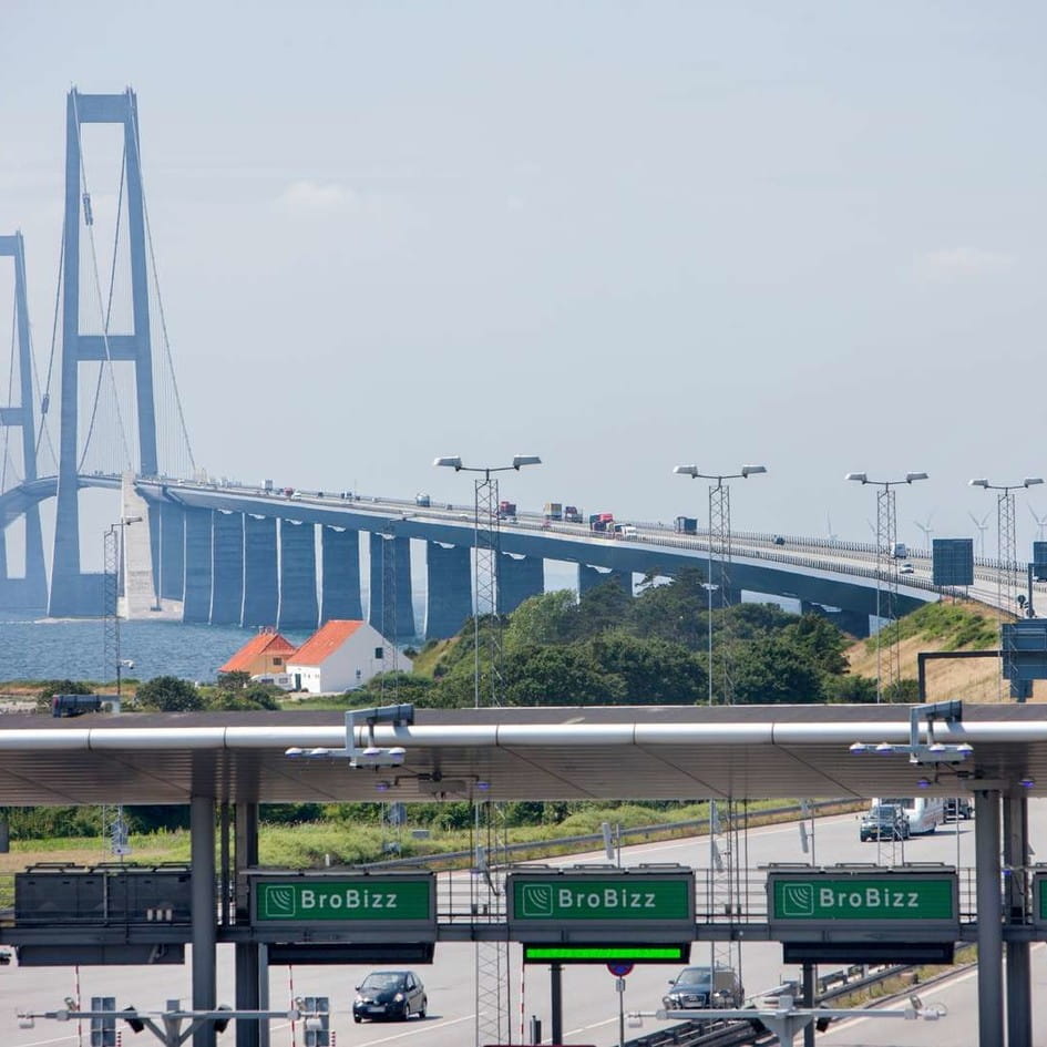 The Storebælt Link in Denmark where G4S provides toll plaze security services
