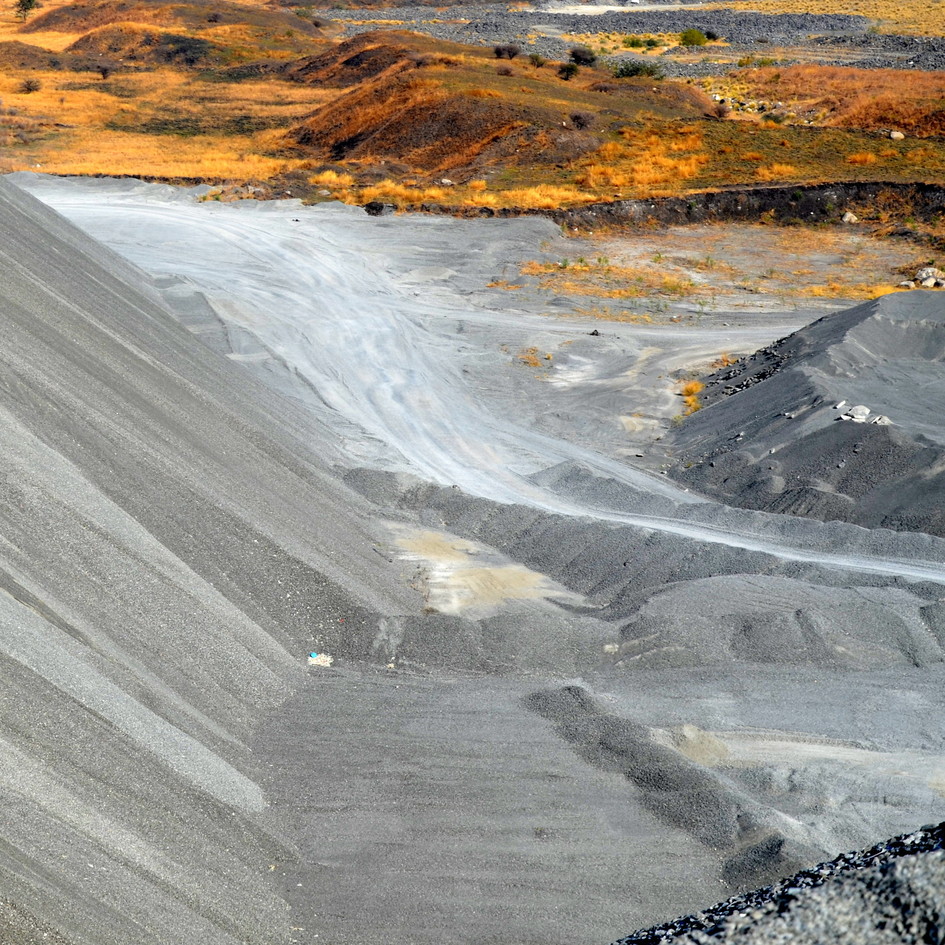 Mine landscape