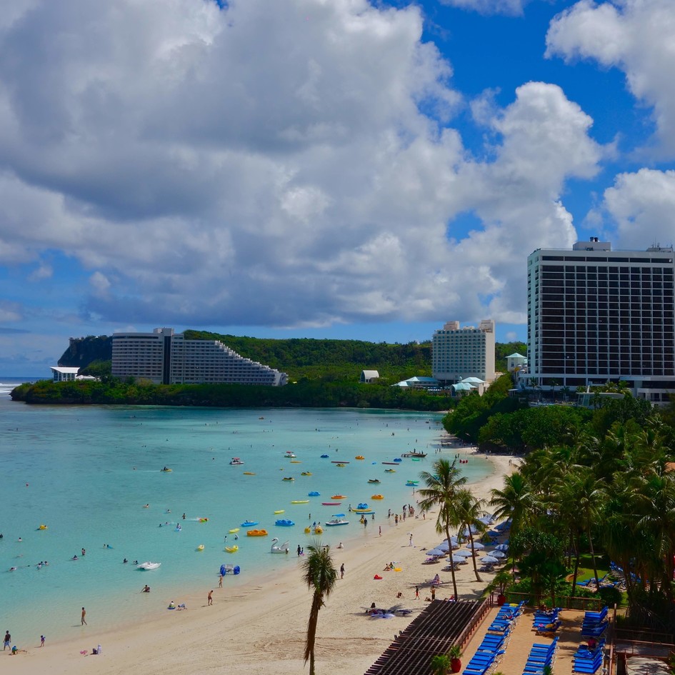   Tumon Bay in Guam      