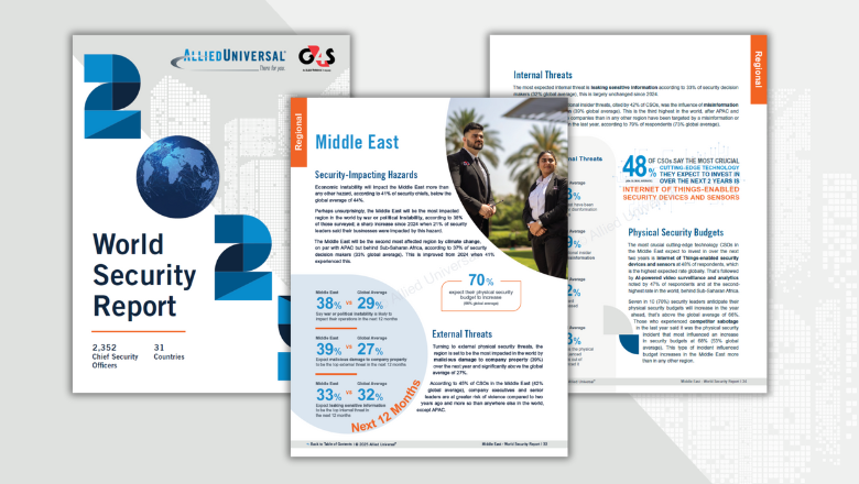 Middle East Press Release World Security Report 2025