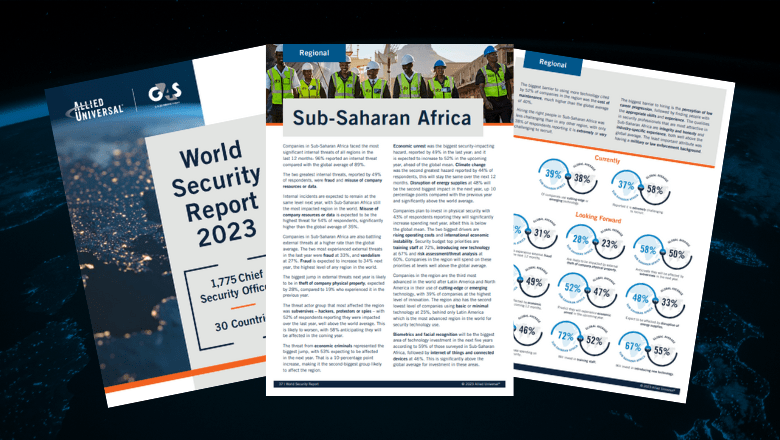 World Security Report Africa Regional Press Release