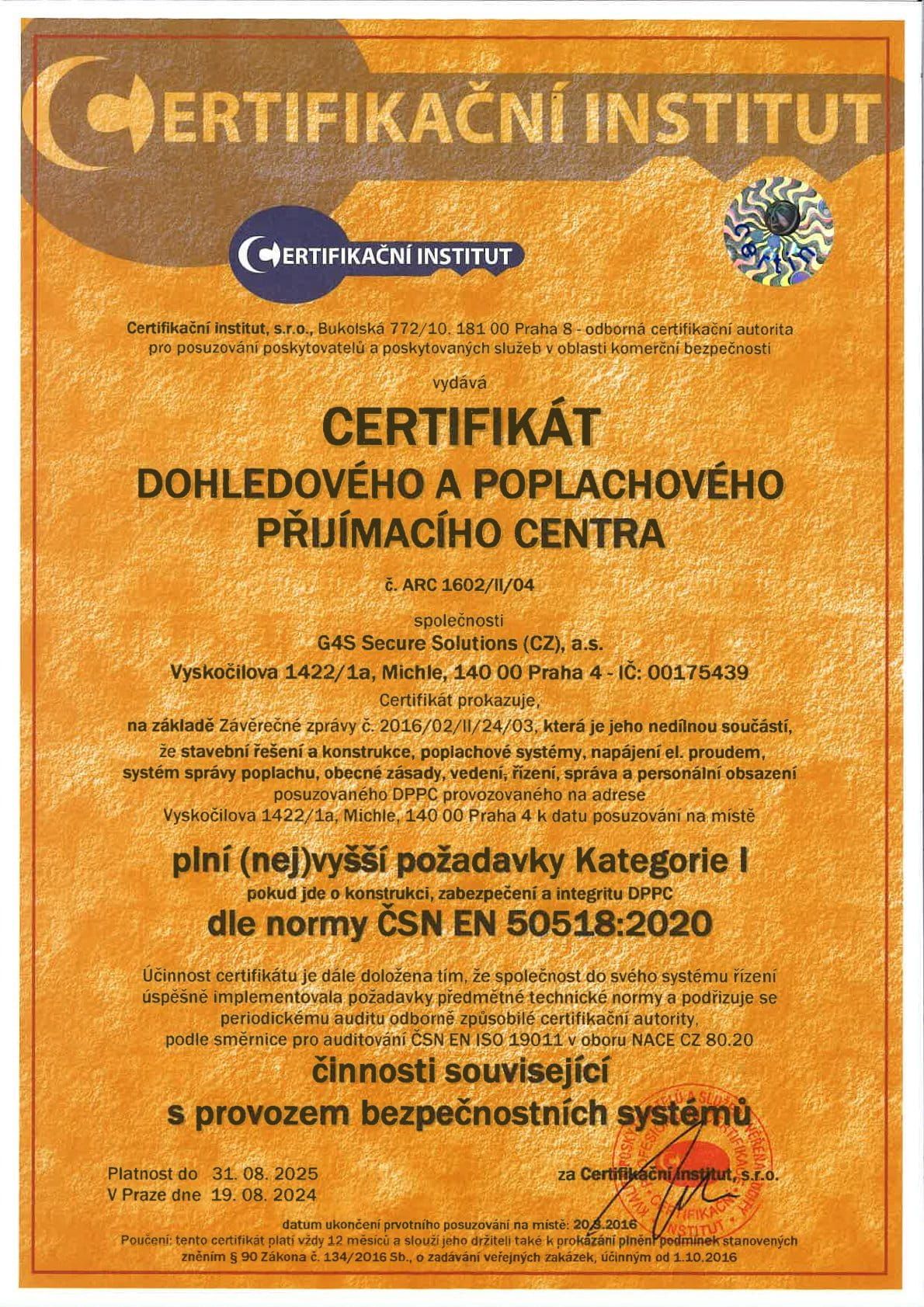 Dohledove a poplachove centrum