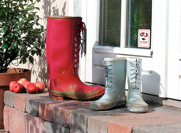 G4S alarmskilt på vindue