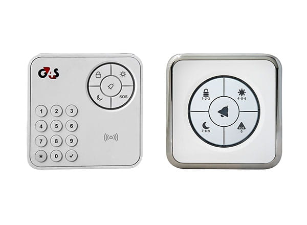 SMARTalarmens betjeningspanel