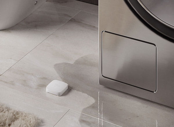 Vandalarm ved vaskemaskine