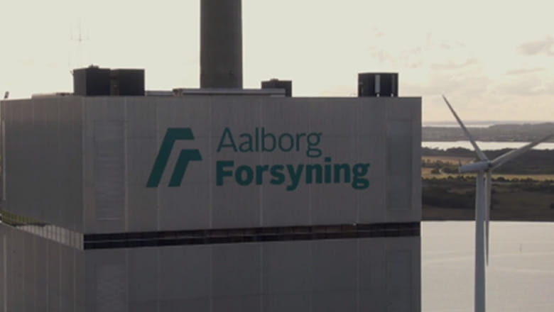 Aalborg Forsyning bygning med logo