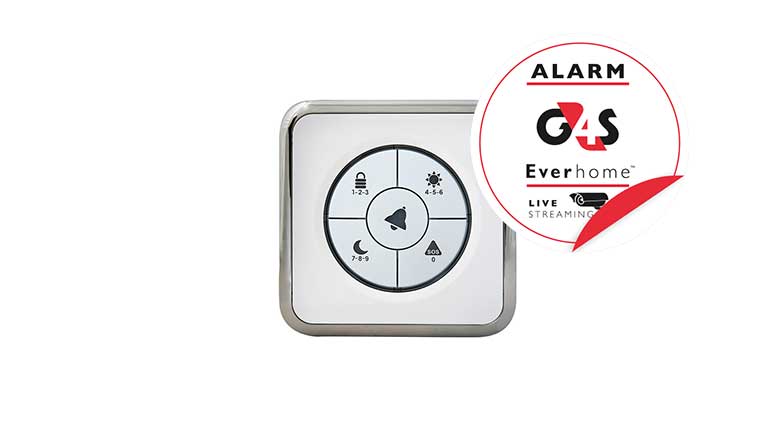 Everhome alarm med skilt