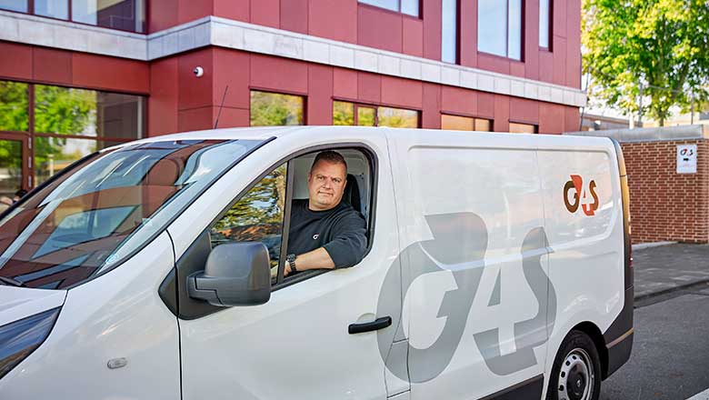 Montør i G4S vogn