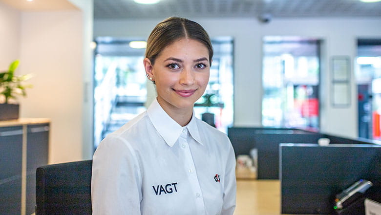 Receptionsvagt Isabella fra G4S