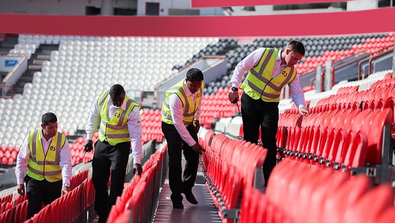 G4S Event security staff