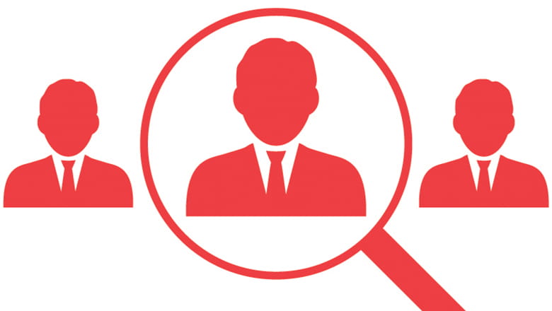 Searching for applicants icon