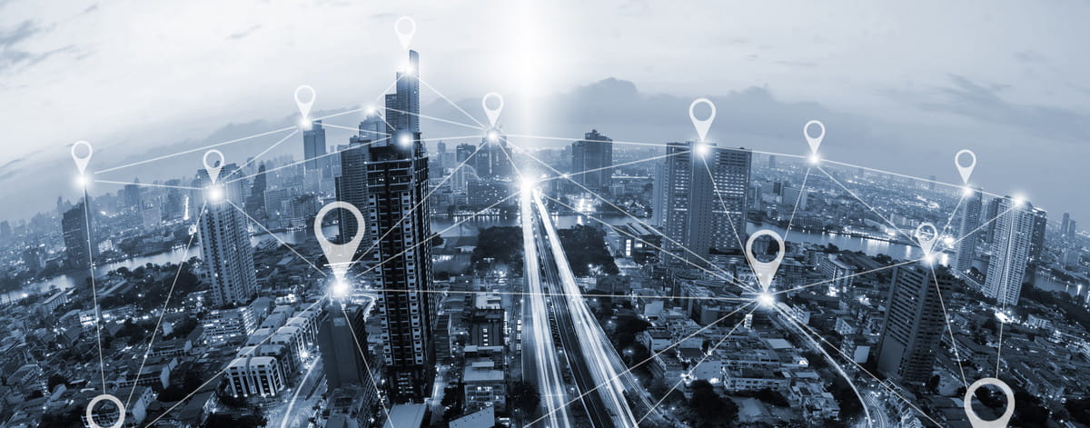 stock photo of city sky line