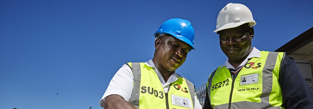 G4S security at a port