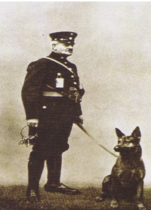 Guard and a dog