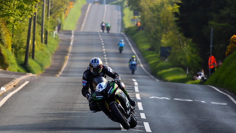 Image of TT racer on the Isle of Man, secured by G4S