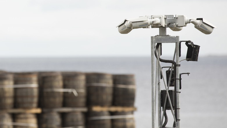 CCTV at the Glenmorangie distillery