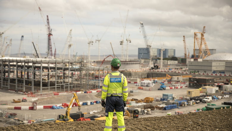 Enhanced Security Officer on site at Hinkley Point C