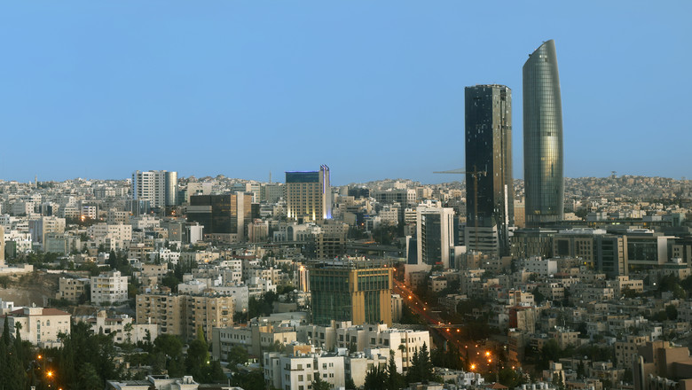 A city shot of the Amman skyline