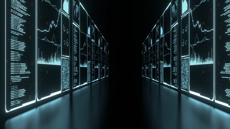 G4S intelligence and advisory services image of screens with lots of data