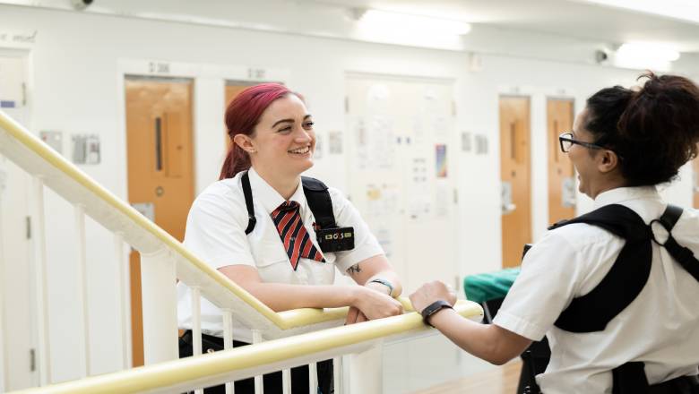 Oakwood prison officers talking