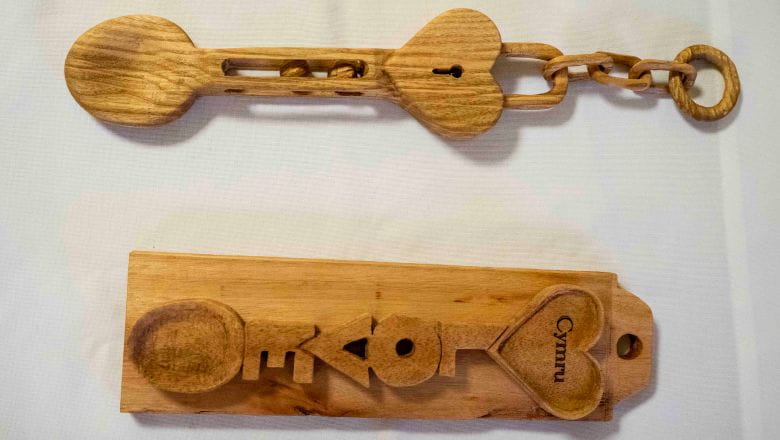 Welsh love spoons