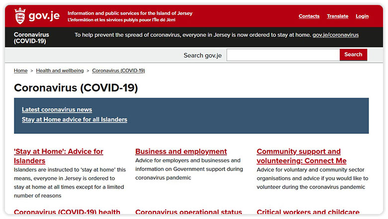 Jersey Covid-19 advice