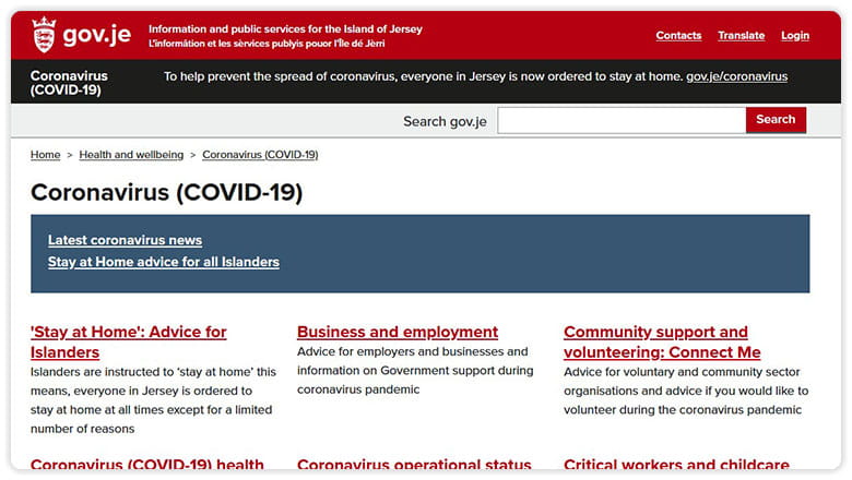 Jersey Covid-19 advice