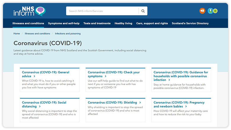 NHS Scotland Coronavirus