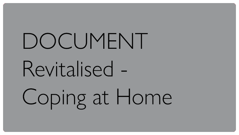 Revitalised coping at home during coronavirus