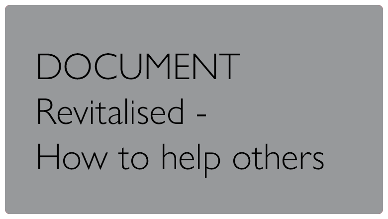 Revitalised how to help others