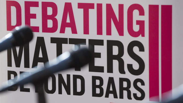 Debating matters beyond bars