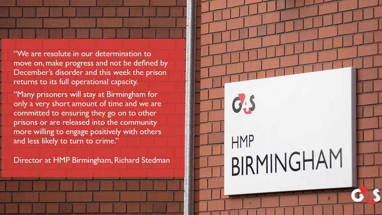 G4S HMP Birmingham Quote 