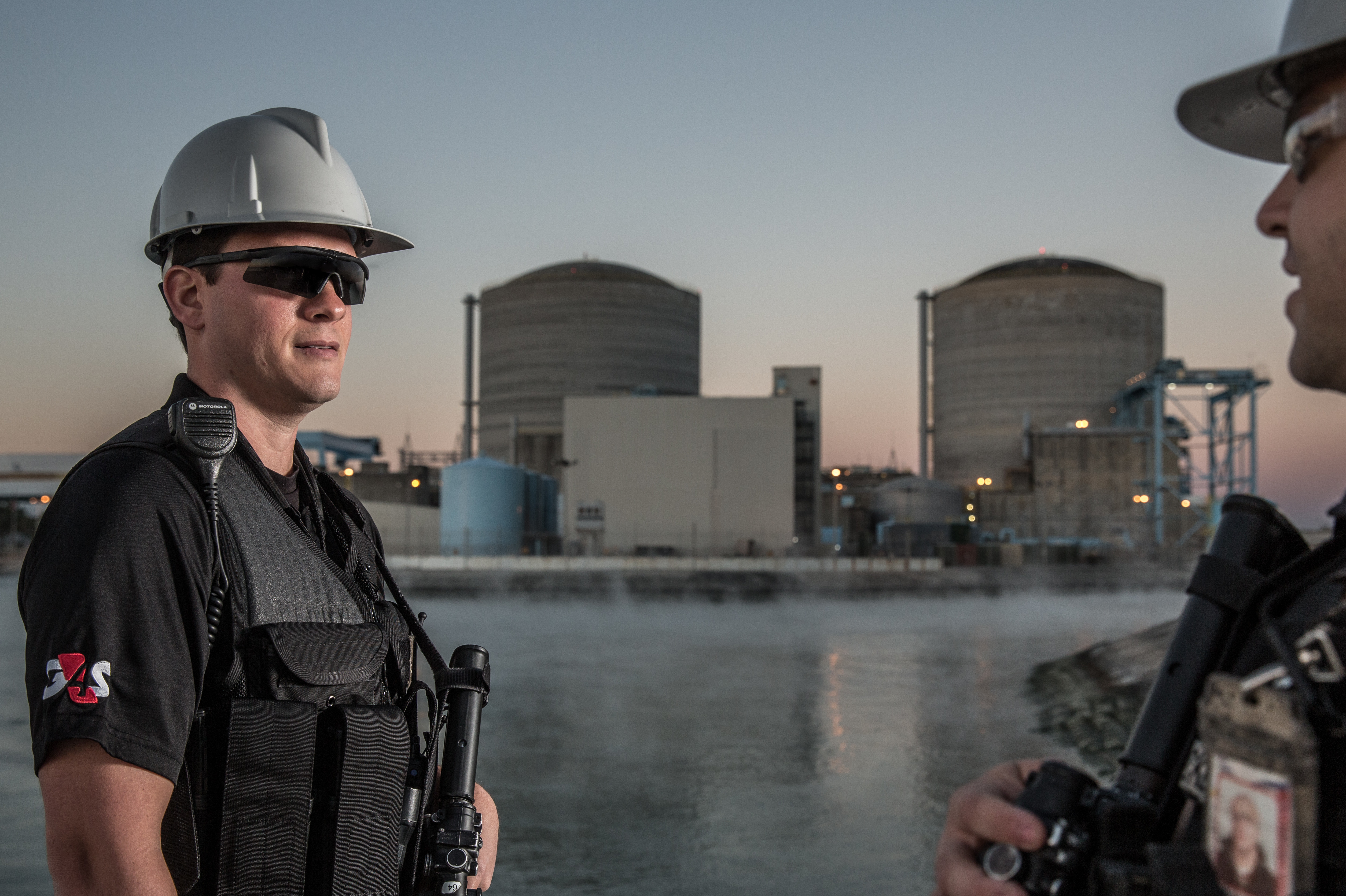 Security Patrols at US Nuclear Site. 