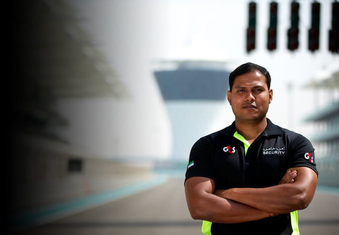 G4S security officer at an airport